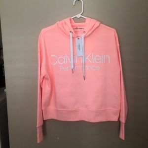 Bright Pink Cropped Hoodie